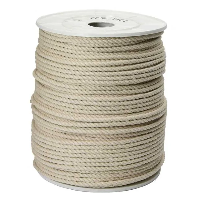 1/2" Twisted Cotton Rope (600')