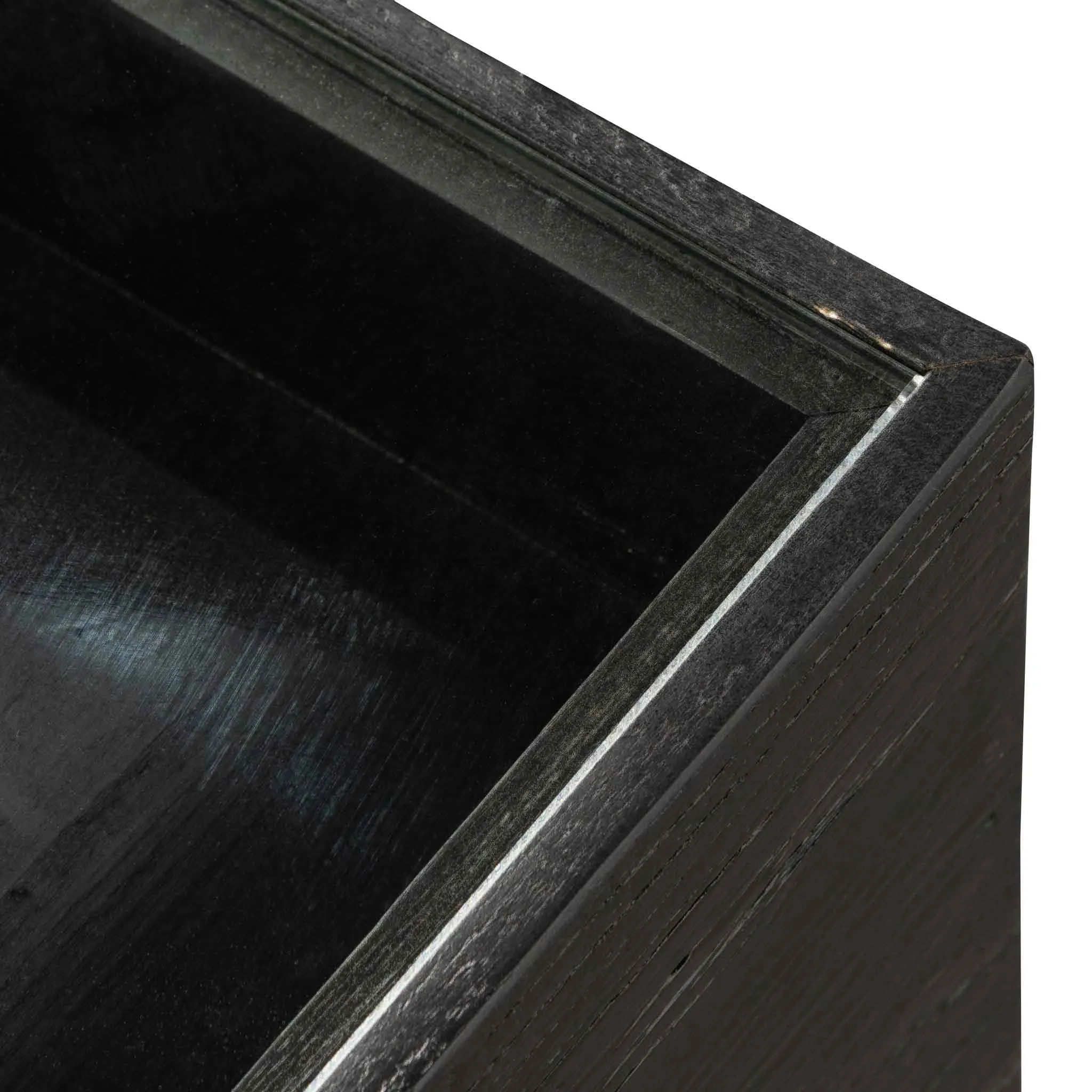 1m Reclaimed Coffee Table - Black