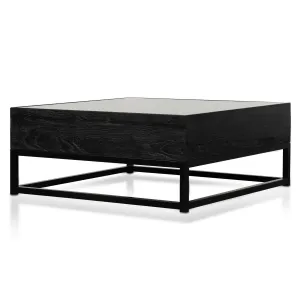 1m Reclaimed Coffee Table - Black