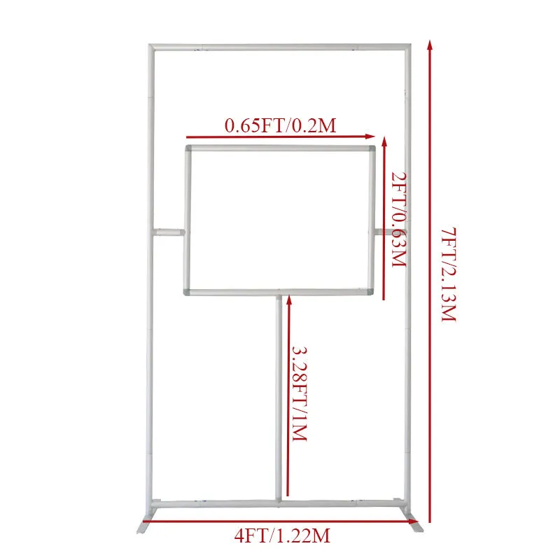 4x7ft Hollow Collapsible Panel Party Photo Booth Backdrop Stand