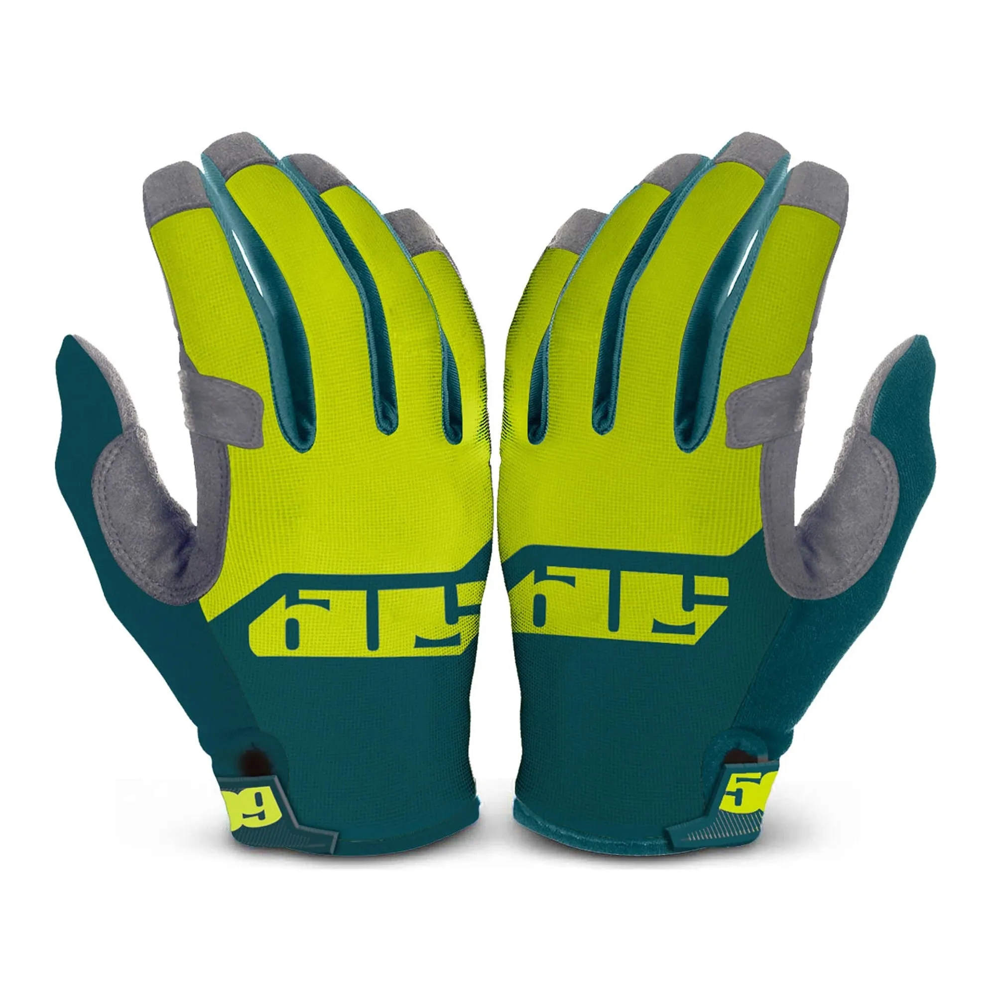 509 Low 5 Standard Offroad Gloves Sharkskin Yellow