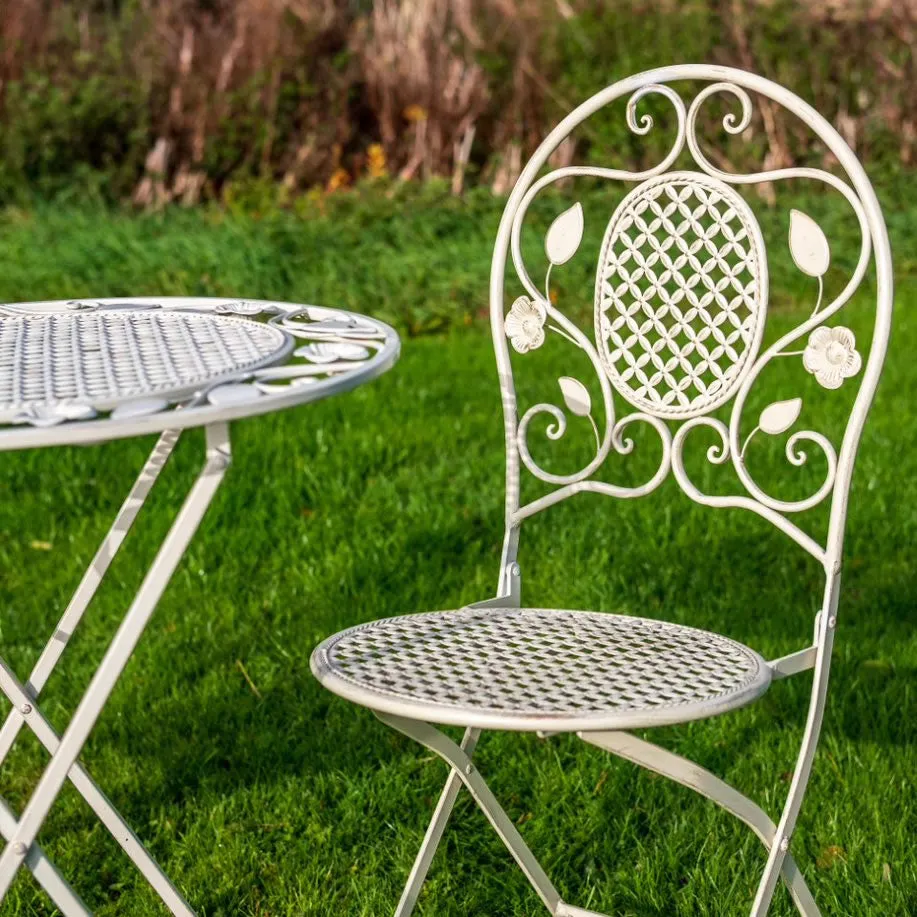 Ascalon Chelsea 3 Piece Bistro Set - 'Cream'