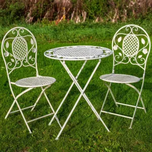 Ascalon Chelsea 3 Piece Bistro Set - 'Cream'