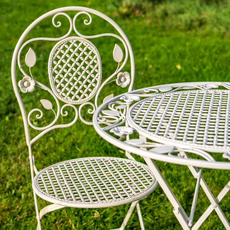 Ascalon Chelsea 3 Piece Bistro Set - 'Cream'