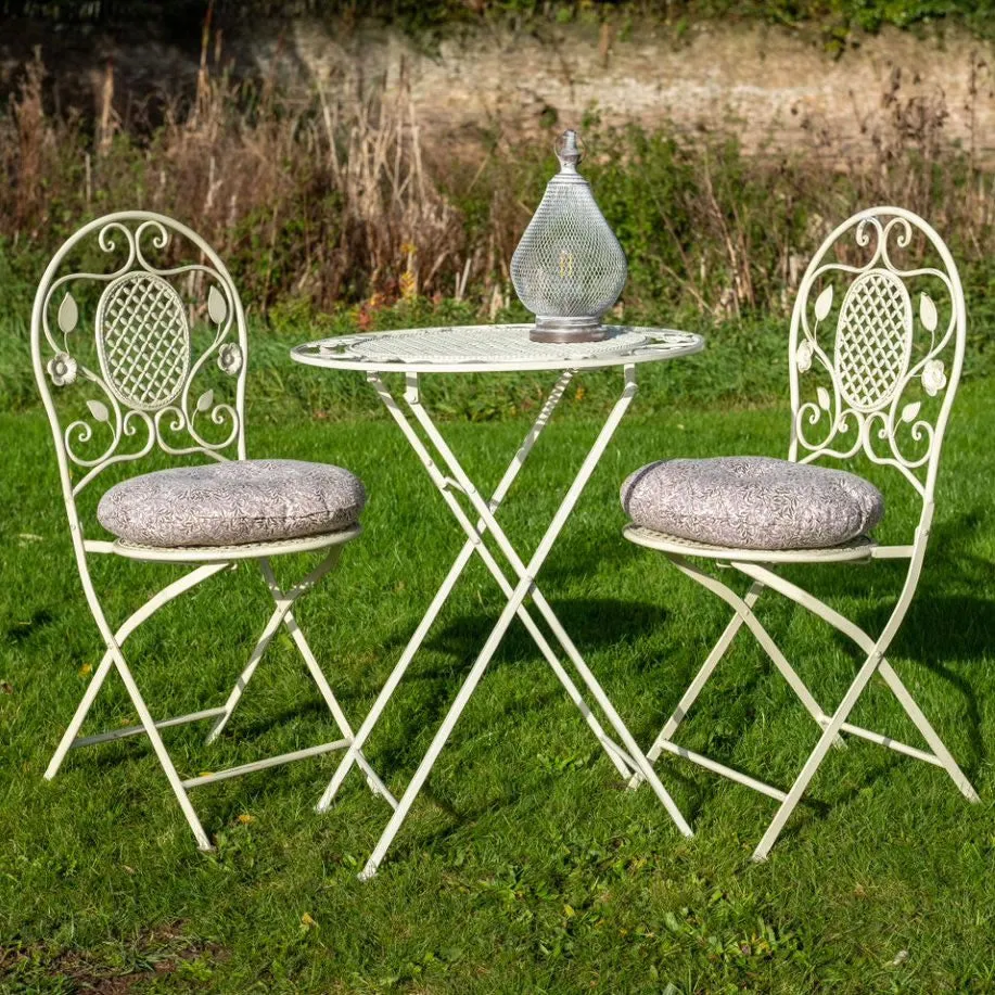 Ascalon Chelsea 3 Piece Bistro Set - 'Cream'