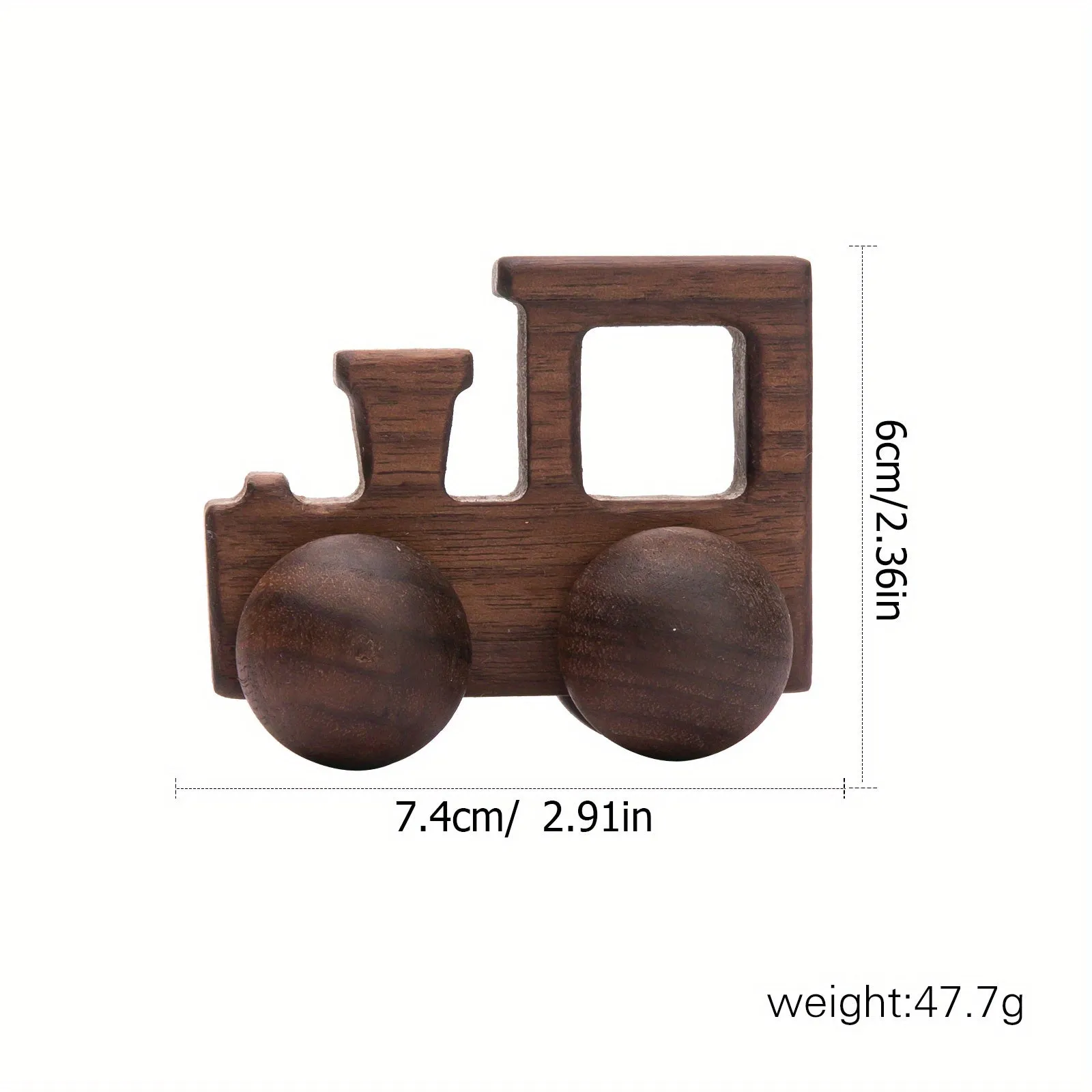 Baby Car Toy, Wooden Maple Wood Mahogany Black Walnut High-end Car Classic Car Children's Toy Birthday Gift For 3 Years Old 