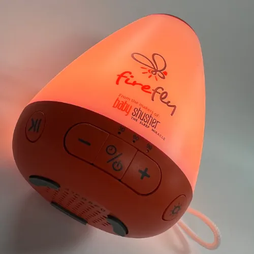 Baby Shusher Firefly - Rechargeable Baby Sleep Soother & Portable Sound Machine & Night Light