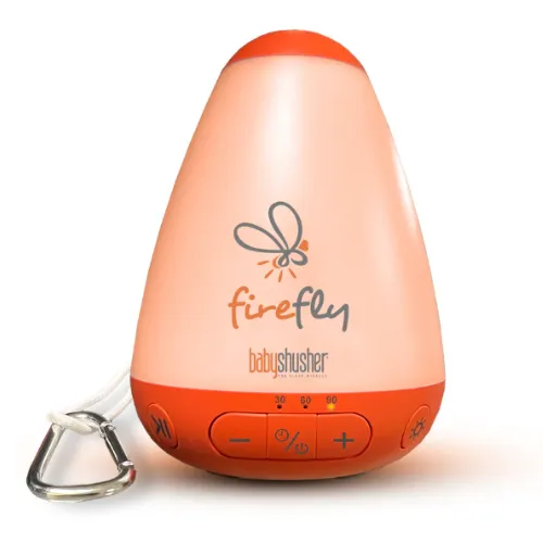 Baby Shusher Firefly - Rechargeable Baby Sleep Soother & Portable Sound Machine & Night Light