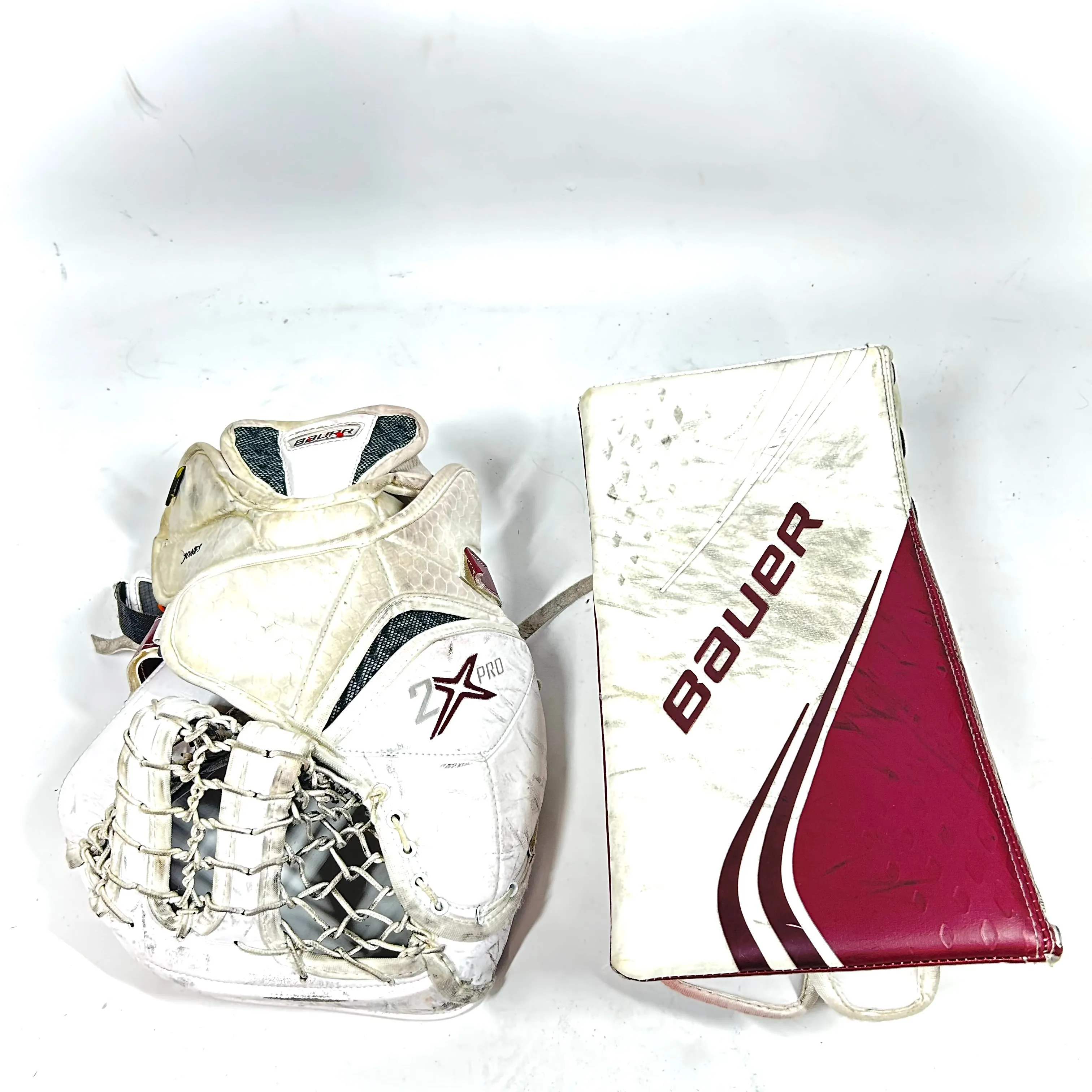 Bauer Vapor 2X Pro - Used Pro Stock Senior Goalie Full Set (Maroon)