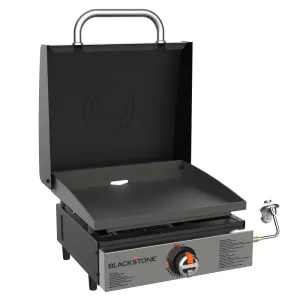 Blackstone ORIGINAL Series 1814 Tabletop Griddle with Hood, 12,500 Btu, Propane, 1-Burner, Side Shelf Included: No :EA: QUANTITY: 1