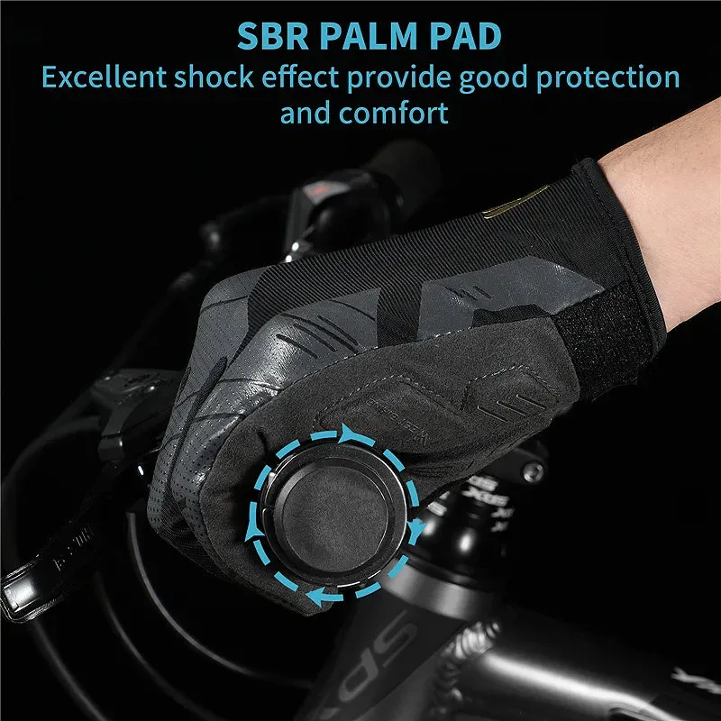 Breathable Cycling Gloves Touch Screen Anti-slip Shockproof Pad MTB Bike Gloves Sport Fitness Running Bicycle Gloves