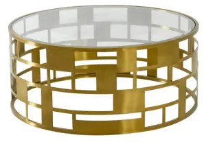 Coiled Gold Coffee Table