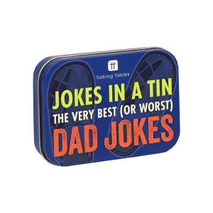 Dad jokes in a tin