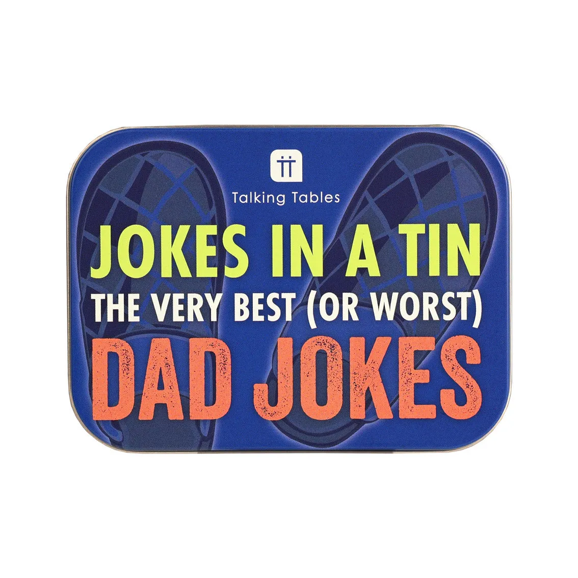 Dad jokes in a tin