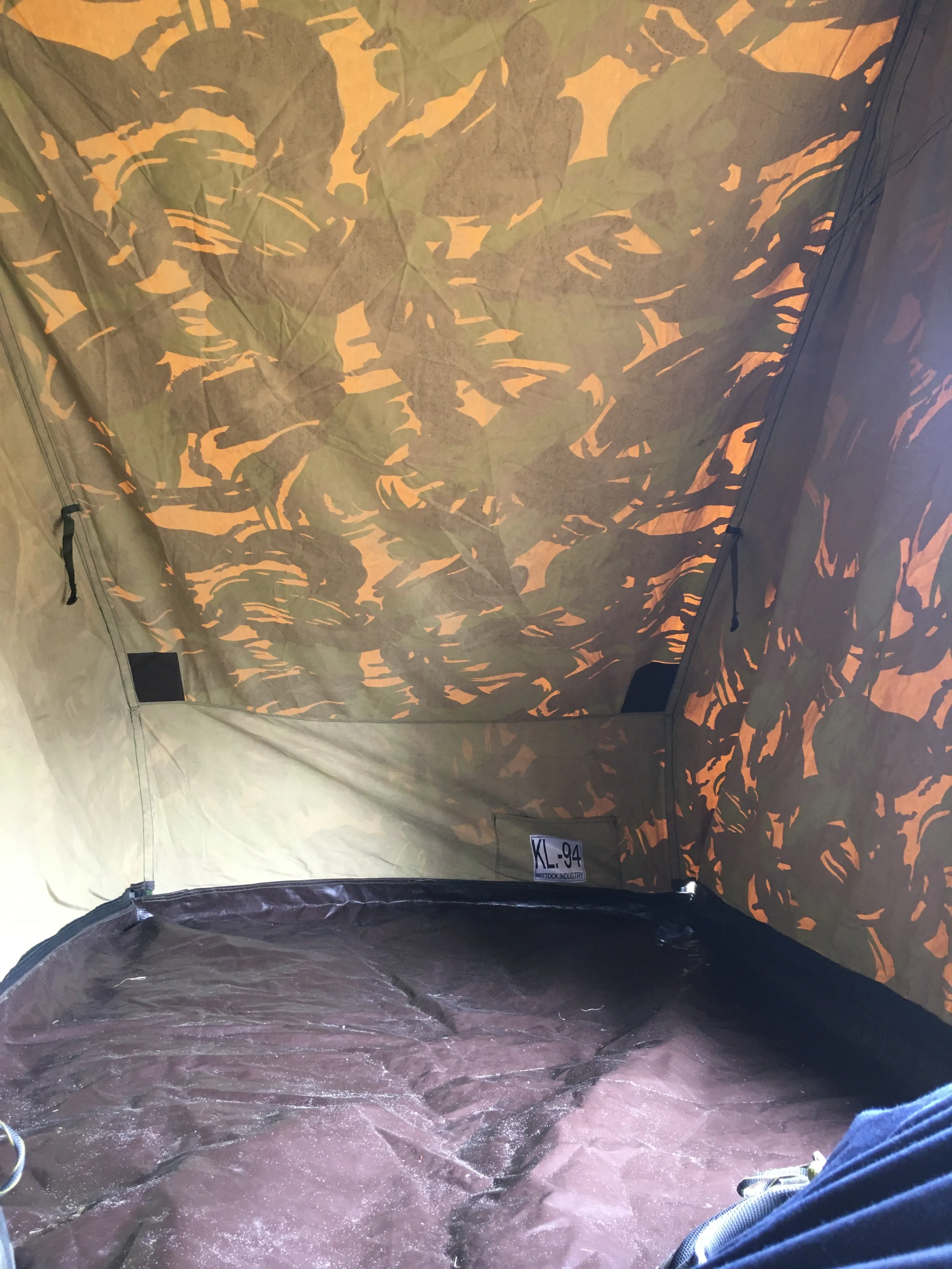 Dutch Two-man Woodland Camouflage Tent