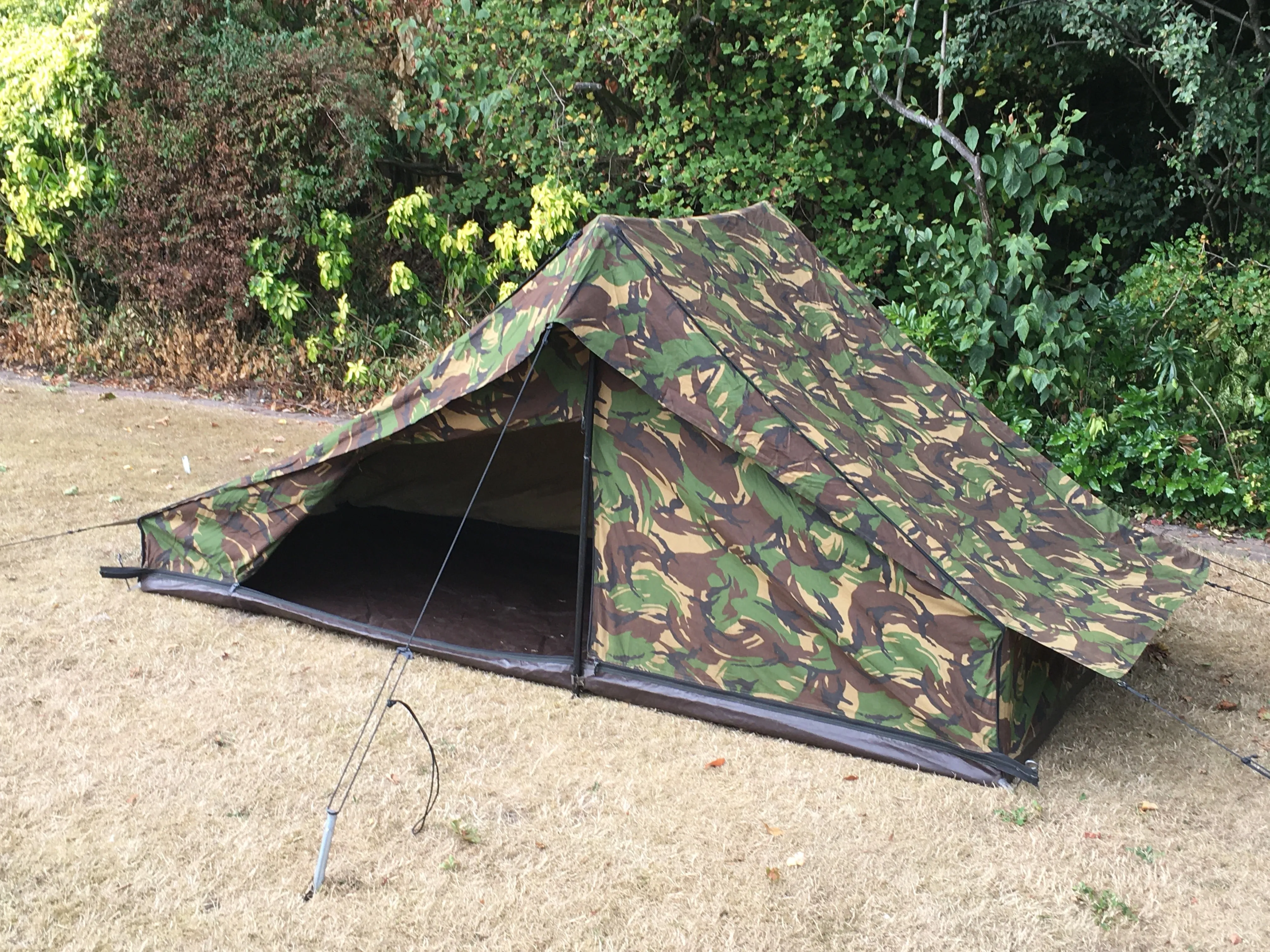 Dutch Two-man Woodland Camouflage Tent