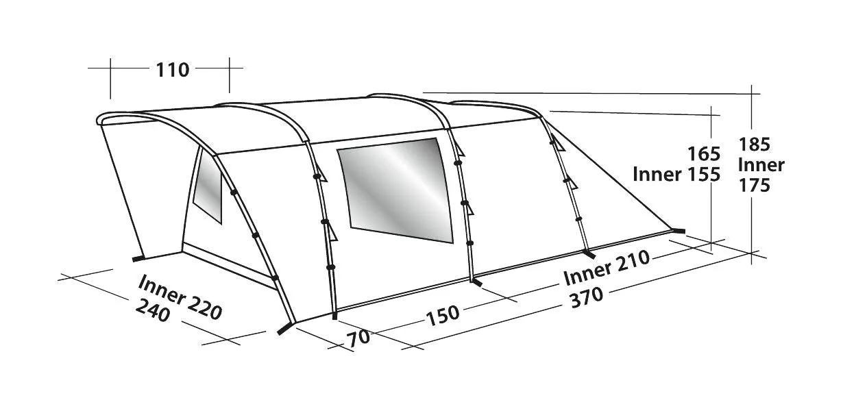 Easy Camp Palmdale 400 4-Berth Tent