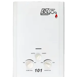 EZ Tankless EZ-101-LP 2.0 GPM 42500 BTU Outdoor Propane Gas Portable Tankless Water Heater Manufacturer RFB