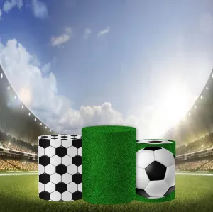 Football Pedestal Covers Plinth Cover Printed Fabric Pedestal Cover