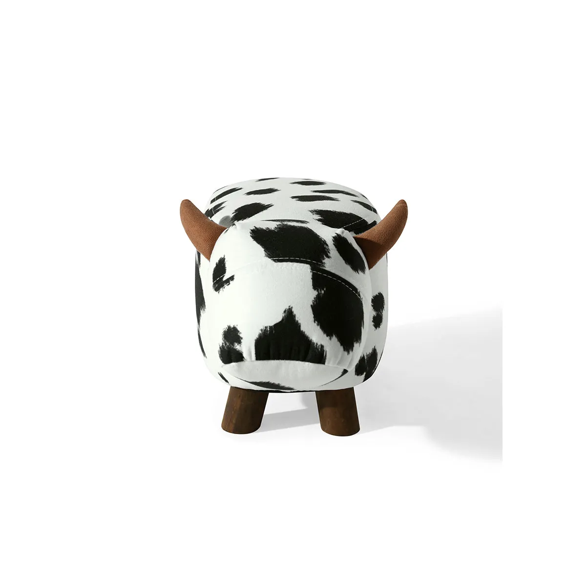 Friendly Cow Kids Black and White Stool