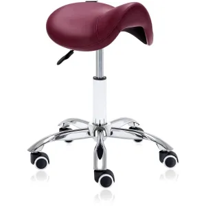 Hydraulic Saddle Rolling Ergonomic Medical Stool