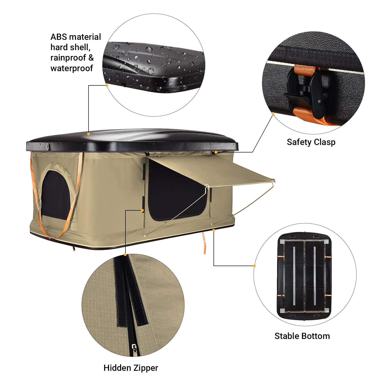 KingCamp 2-Person Rooftop Tent