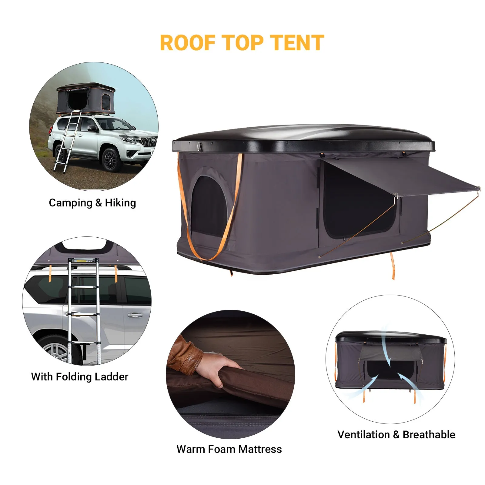 KingCamp 2-Person Rooftop Tent