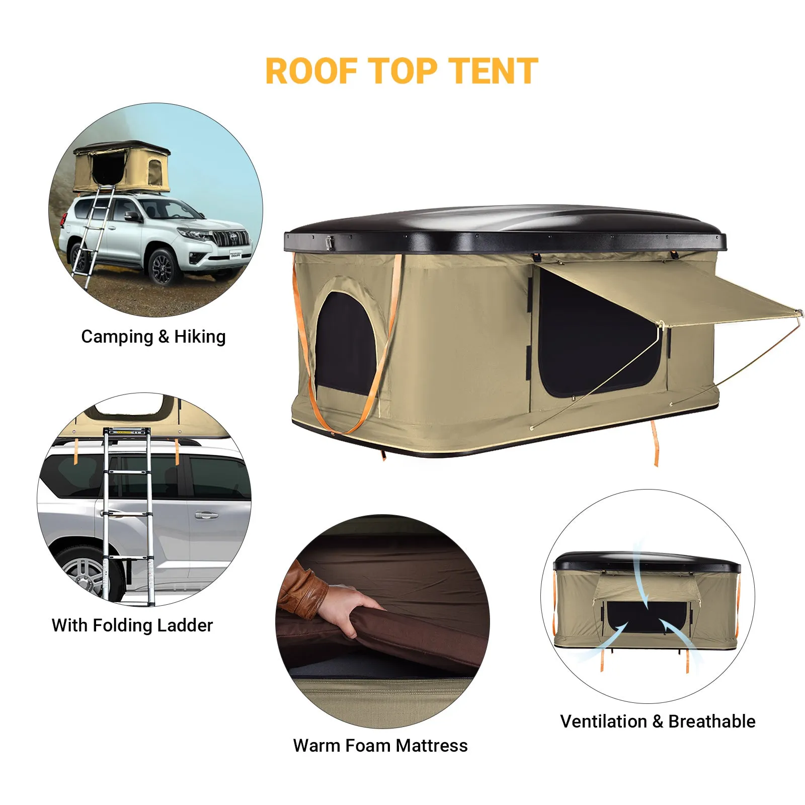 KingCamp 2-Person Rooftop Tent