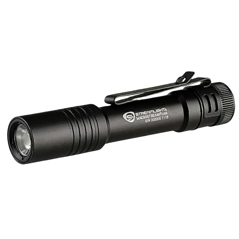 MacroStream USB 500-Lumen Rechargeable Compact Flashlight