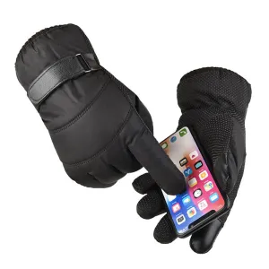 Men's Cycling Gloves Outdoor Windproof Touchscreen Anti-slip Padded Ski Gloves