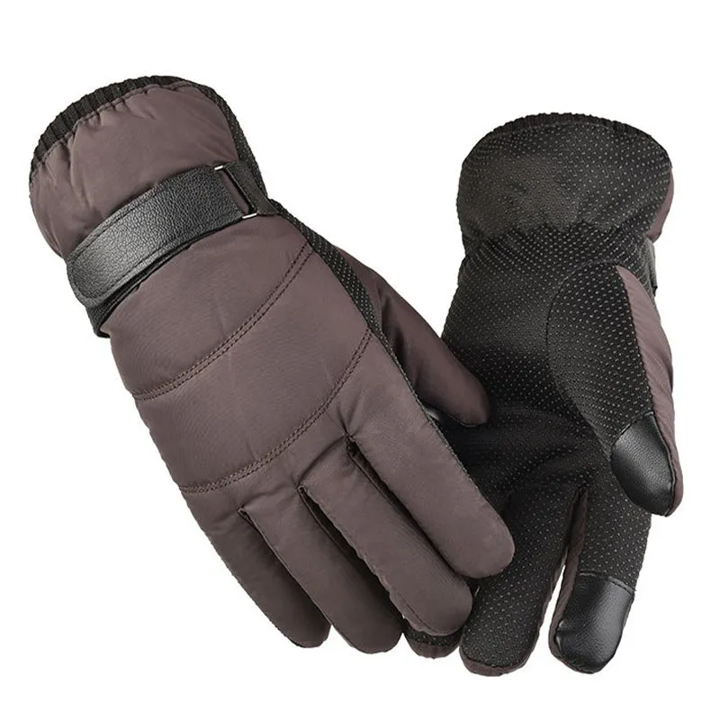 Men's Cycling Gloves Outdoor Windproof Touchscreen Anti-slip Padded Ski Gloves