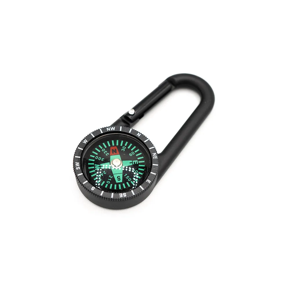 Metal Carbiner Compass