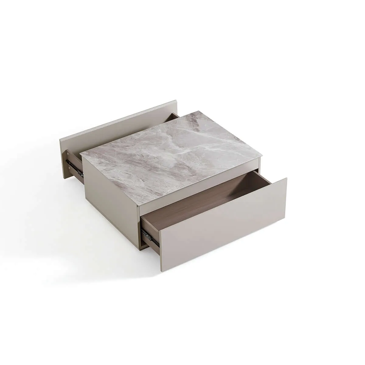 Modern Grey Coffee Table & Side Table Set