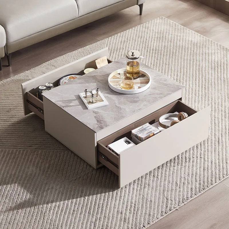 Modern Grey Coffee Table & Side Table Set