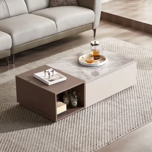 Modern Grey Coffee Table & Side Table Set