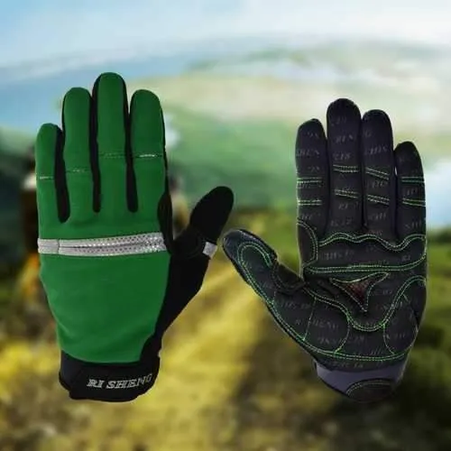 Mountain Bike Bicycle Gloves Cycling Riding Gloves Full Fingers Gloves Wearproof