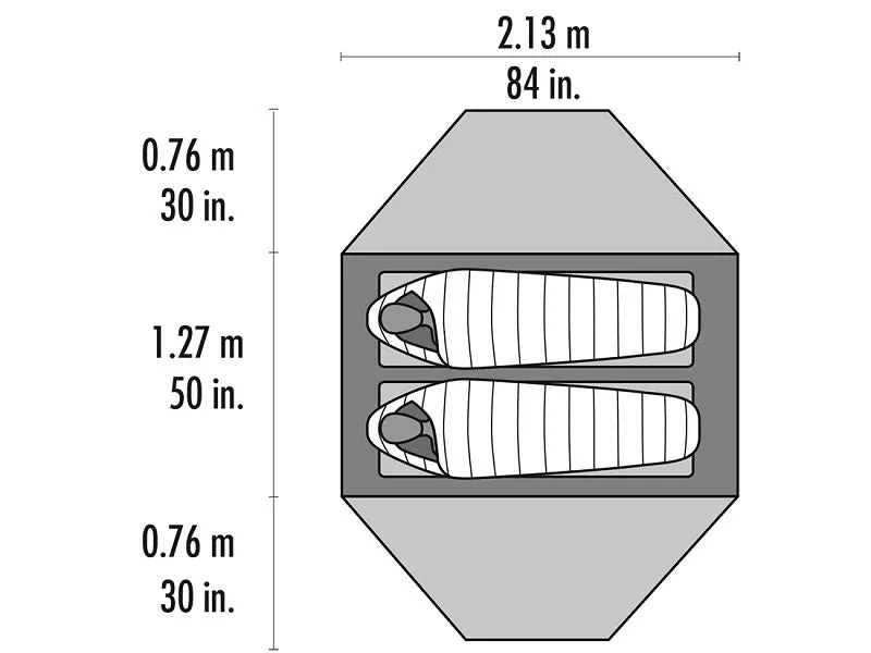 MSR Elixir Tent Including Footprint