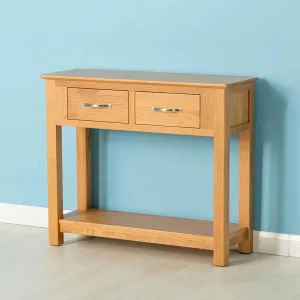 Nordic Oak Console Table