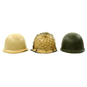 Original Iraq War Iraqi M80 and M90 Helmet Set - Operation Iraqi Freedom Bring Back