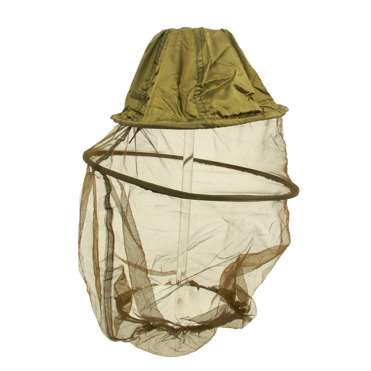 Original U.S. Vietnam War Era Helmet Style Mosquito and Insect Protective Net