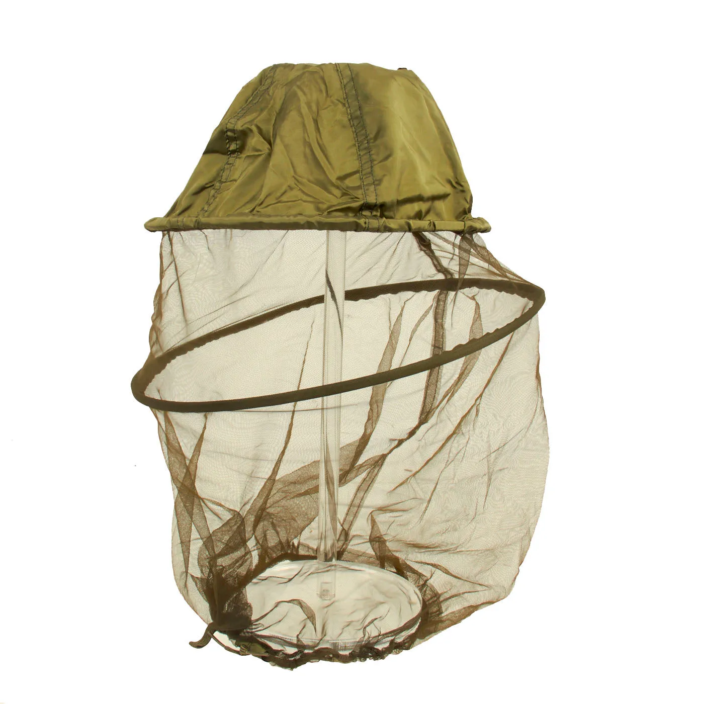 Original U.S. Vietnam War Era Helmet Style Mosquito and Insect Protective Net