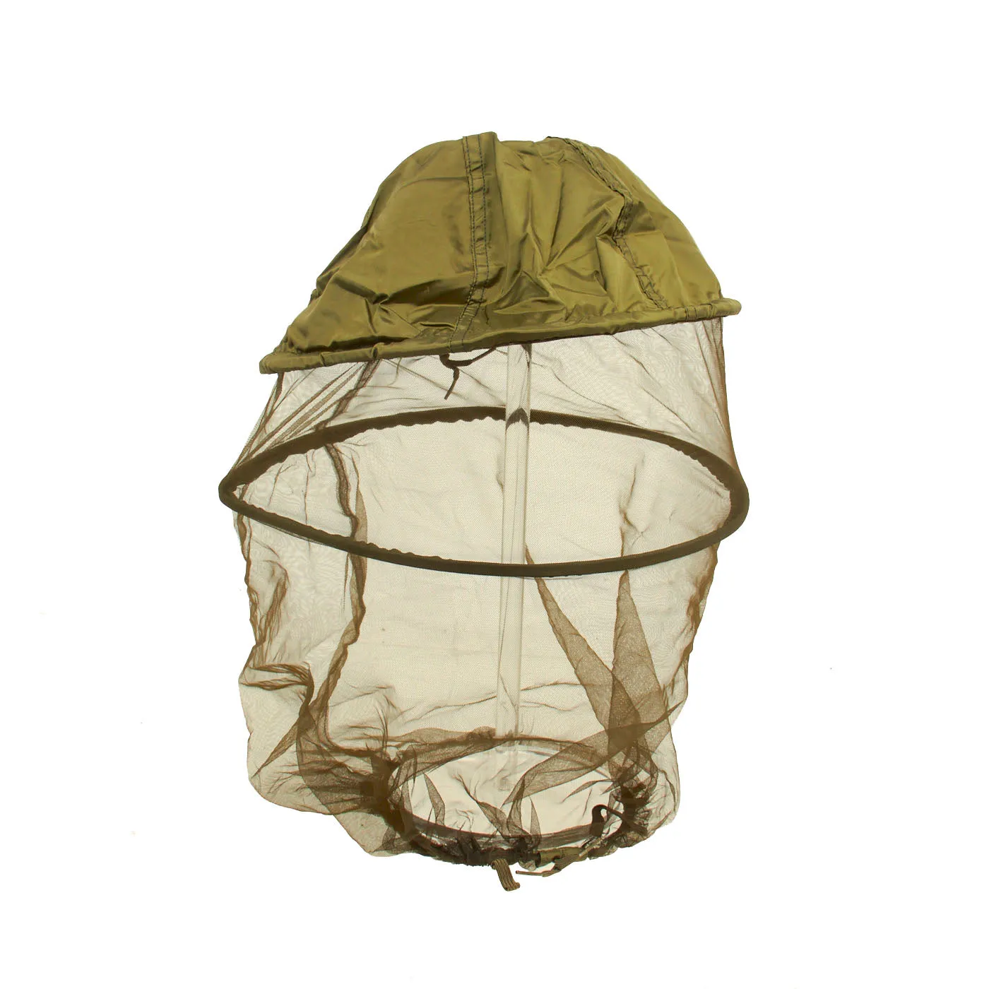 Original U.S. Vietnam War Era Helmet Style Mosquito and Insect Protective Net