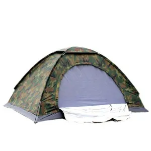 Outdoor double manual portable military camouflage outdoor camping tent gift tent hiking and cycling ultra-light tent