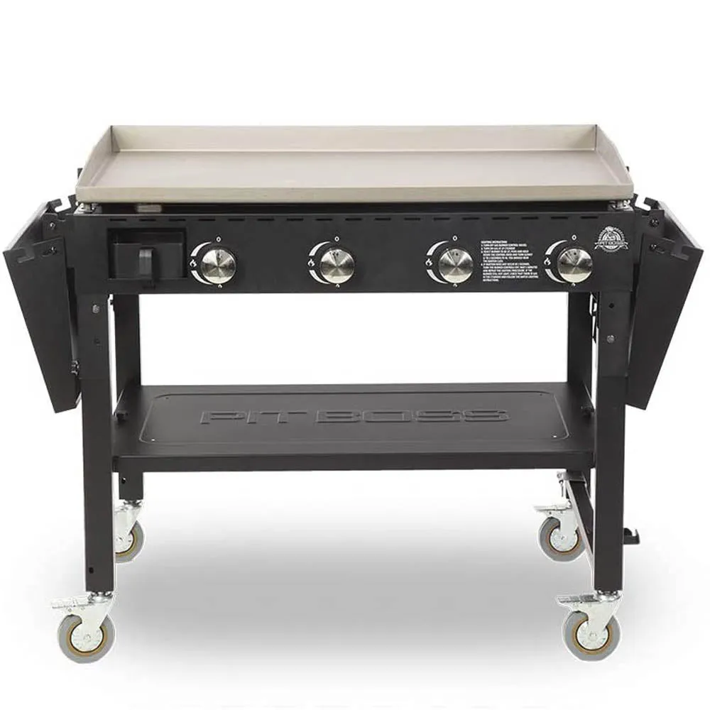 Pit Boss Standard 4 Burner Griddle with Side Shelves Propane PB757GS 10554