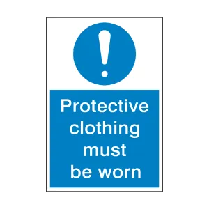 Protective Clothing Must Be Worn Sign