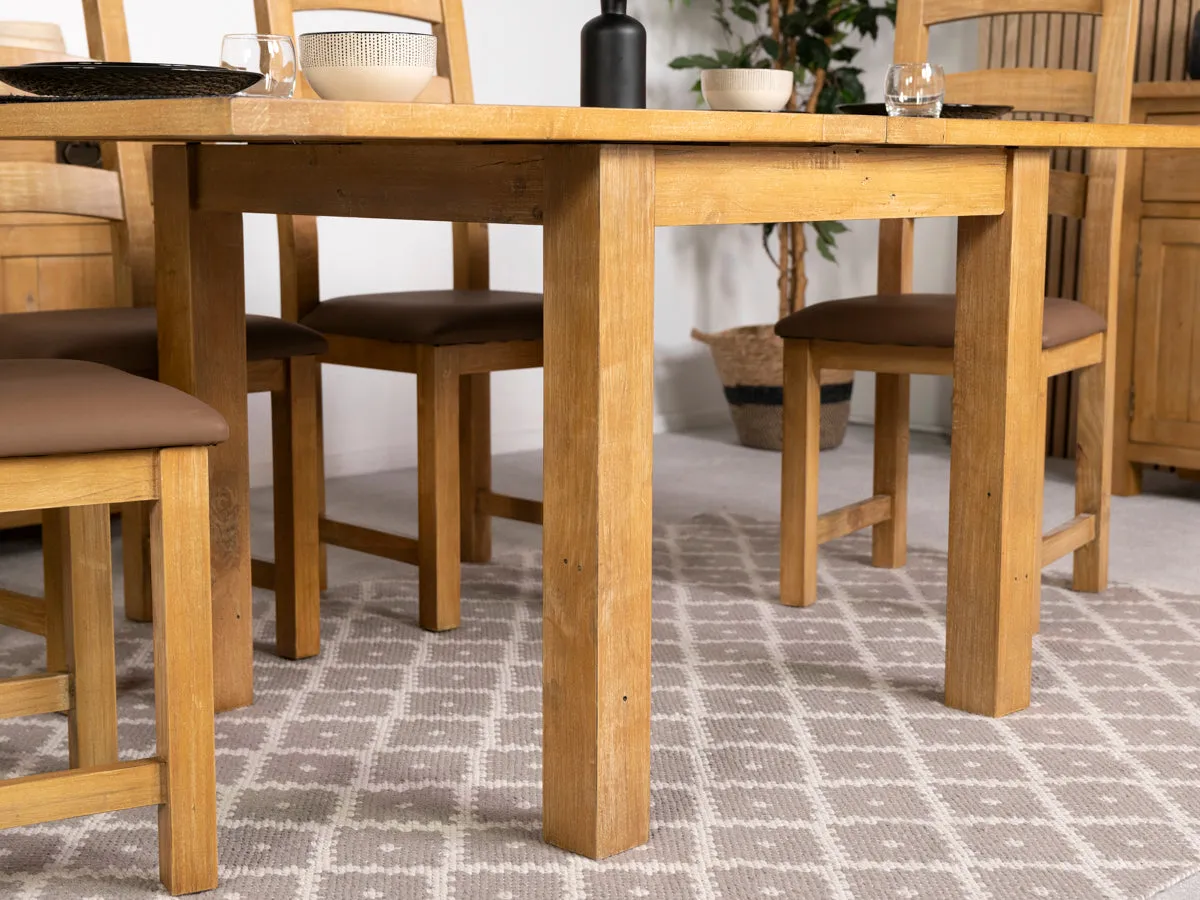 St Ives Light Flip Top Extendable Dining Table (85cm - 170cm)