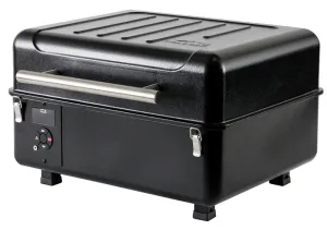 Traeger Portable TFT18KLD Ranger Pellet Grill, 36000 Btu, 184 sq-in Primary Cooking Surface, Steel Body, Black :EA: QUANTITY: 1