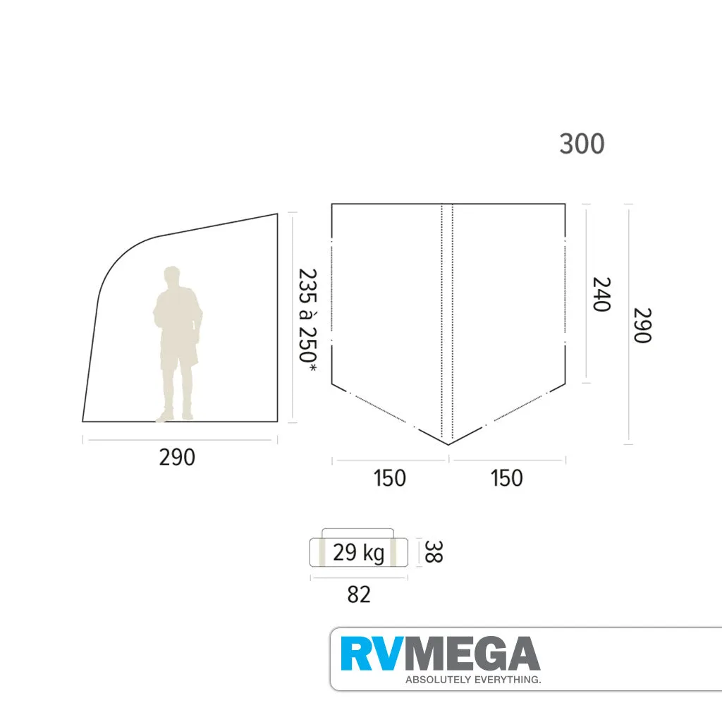 Trigano Lima 300 Inflatable Awning