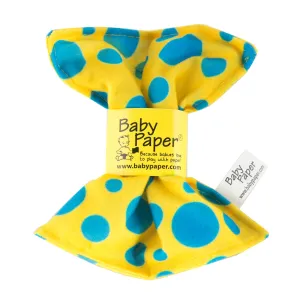 Yellow Blue Dot Pattern Baby Paper